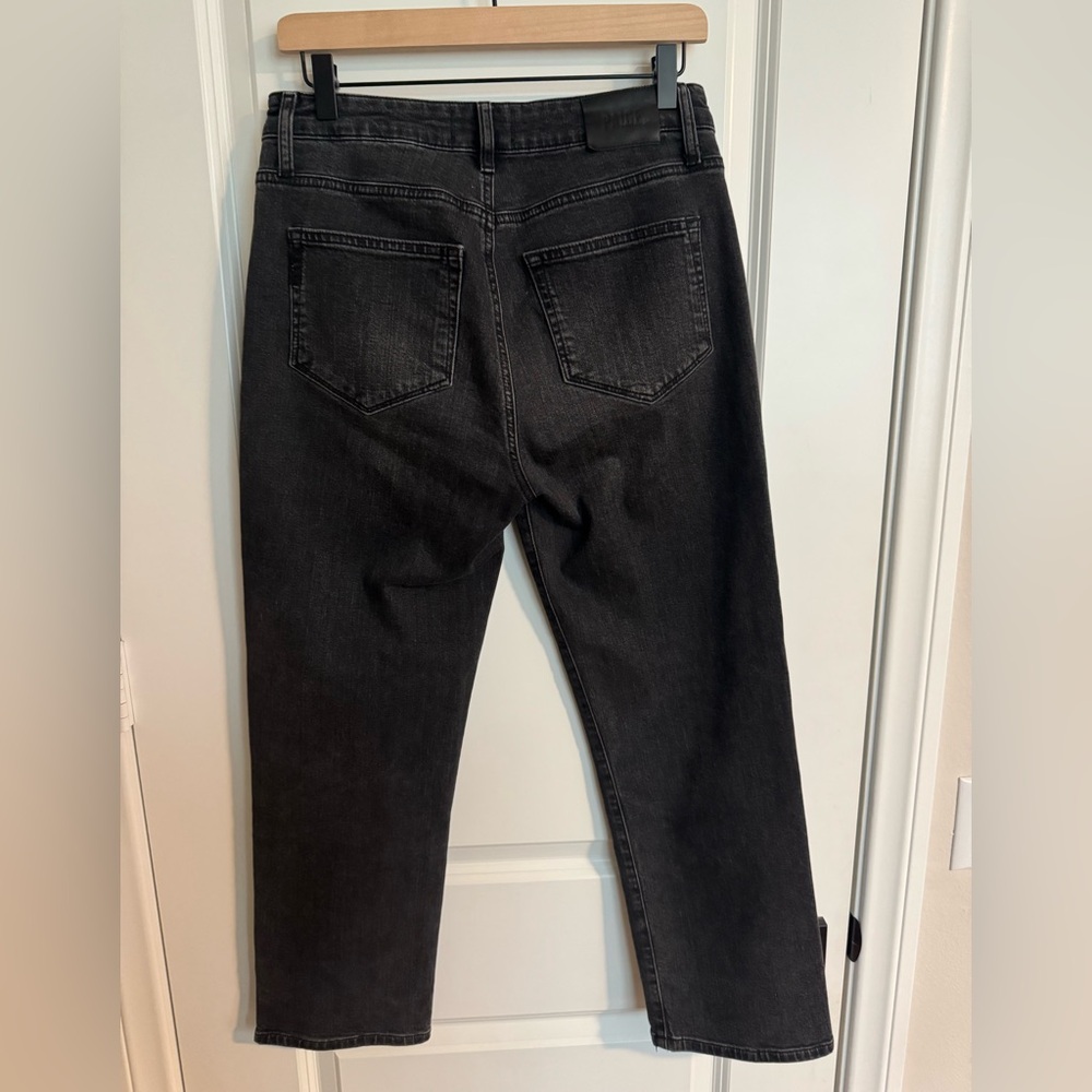 PAIGE Noella Zipper Black Ankle Jeans - Picture 5 of 11